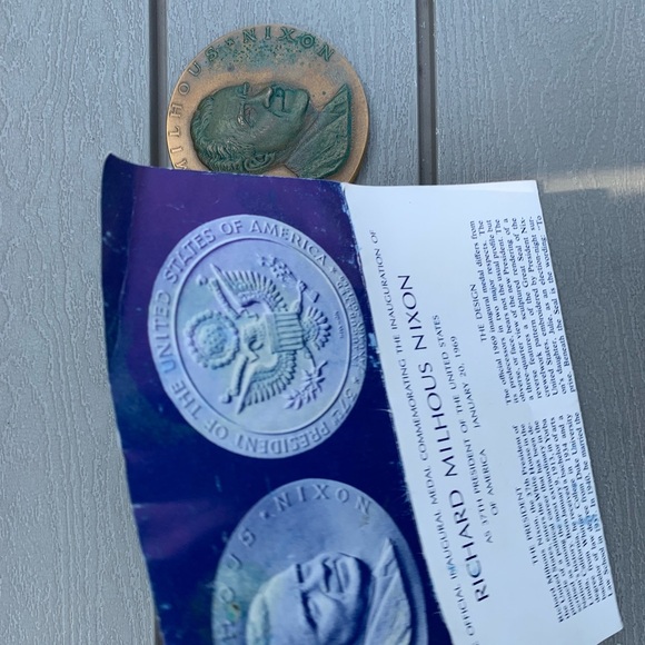 The official medal Richard Nixon inauguration 1969 - Picture 5 of 13